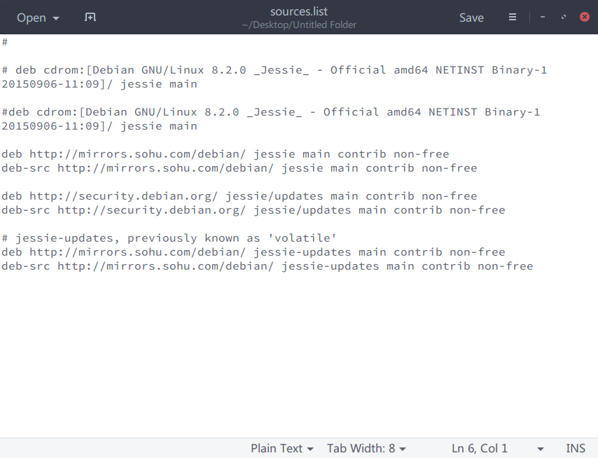 add non-free to sources.list