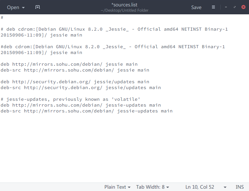 add non-free to sources.list