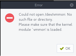 Ubuntu 16.04 VM Error